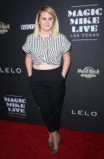 JILLIAN BELL at Magic Mike Live Las Vegas Opening Night 04/21/2017