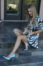 JOANNA KRUPA Out with Her Dogs in Los Angeles 04/03/2017