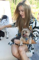 JOANNA KRUPA Out with Her Dogs in Los Angeles 04/03/2017