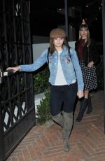 JOEY KING Arrives at Gracis Madre in West Hollywood 04/15/2017