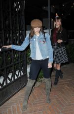 JOEY KING Arrives at Gracis Madre in West Hollywood 04/15/2017