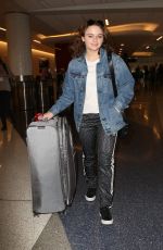 JOEY KING at LAX Airport in Los Angeles 03/31/2017