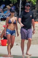 JORDANA BREWSTER in Bikini at a beach in Hawaii 04/09/2017