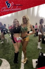 JORDYN JONES at Houston Texas Cheerleader Tryouts