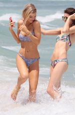 JOY CORRIGAN in Bikini at a Beach in Miami 04/29/2017
