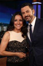 JULIA LOUIS-DREYFUS at Jimmy Kimmel Live 04/19/2017