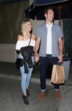 JULIANNE HOUGH at Mr Chow Restaurant in Los Angeles 04/02/2017