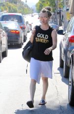 KALEY CUOCO Leaves a Gym in Beverly Hills 04/20/2017