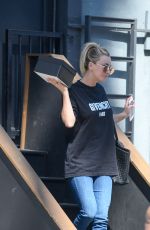 KALEY CUOCO Leaves a Studio in Los Angeles 04/01/2017