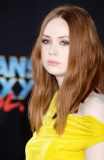 KAREN GILLAN at Guardians of the Galaxy Vol. 2 Premiere in Hollywood 04/19/2017