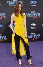 KAREN GILLAN at Guardians of the Galaxy Vol. 2 Premiere in Hollywood 04/19/2017