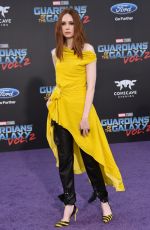 KAREN GILLAN at Guardians of the Galaxy Vol. 2 Premiere in Hollywood 04/19/2017