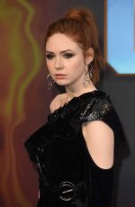 KAREN GILLAN at Guardians of the Galaxy Vol. 2 Premiere in London 04/24/2017