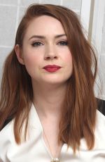 KAREN GILLAN at Guardians of the Galaxy Vol. 2 Press Conference in Los Angeles 04/20/2017