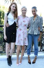 KAREN GILLAN at Guardians of the Galaxy Vol. 2 Press Conference in Los Angeles 04/20/2017