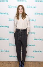 KAREN GILLAN at This Morning Show in London 04/25/2017