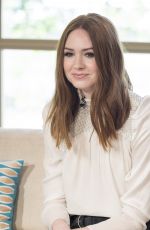 KAREN GILLAN at This Morning Show in London 04/25/2017