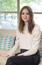 KAREN GILLAN at This Morning Show in London 04/25/2017
