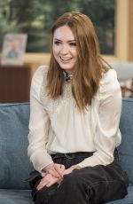KAREN GILLAN at This Morning Show in London 04/25/2017