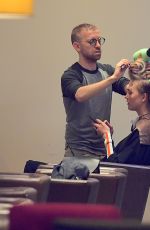 KARLIE KLOSS Gets Her Hair Done at a Salon in New York 04/30/2017