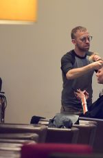 KARLIE KLOSS Gets Her Hair Done at a Salon in New York 04/30/2017