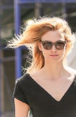 KARLIE KLOSS in Black Dress Out in New York 04/11/2017