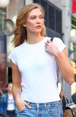 KARLIE KLOSS in Jeans Out in New York 04/12/2017