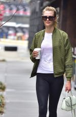 KARLIE KLOSS in Leggings Out in New York 04/12/2017