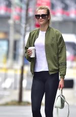 KARLIE KLOSS in Leggings Out in New York 04/12/2017