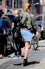 KARLIE KLOSS Out Shopping in New York 04/10/2017