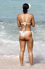KARREUCHE TRAN in Bikini at a Beach in Miami 04/14/2017