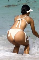 KARREUCHE TRAN in Bikini at a Beach in Miami 04/14/2017