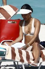 KARREUCHE TRAN in Bikini at a Beach in Miami 04/14/2017