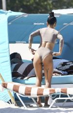 KARREUCHE TRAN in Tankini on the Beach in Miami 04/15/2017