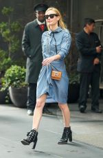 KATE BOSWORTH Leaves Her Hotel in New York 04/20/2017
