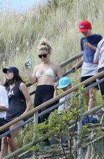 KATE HUDSON in Bikini Top on Holiday in Honolulu 04/05/2017