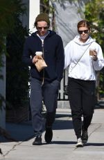 KATE MARA and Jamie Bell Out in Silver Lake 04/02/2017