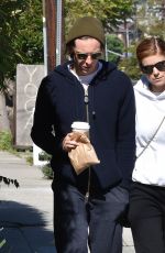 KATE MARA and Jamie Bell Out in Silver Lake 04/02/2017