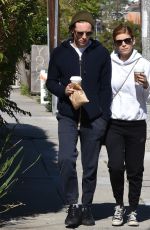 KATE MARA and Jamie Bell Out in Silver Lake 04/02/2017