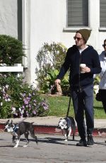 KATE MARA and Jamie Bell Out in Silver Lake 04/02/2017