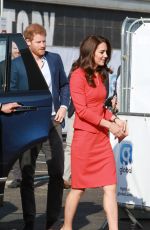 KATE MIDDLETON Arrives at Global Academy Opening in Support of Heads Together in London 04/20/2017