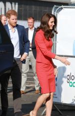 KATE MIDDLETON Arrives at Global Academy Opening in Support of Heads Together in London 04/20/2017