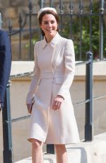 KATE MIDDLETON at Easter Sunday Church Service in Windsor 04/16/2017