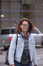 KATIE HOLMES Out in New York 04/26/2017