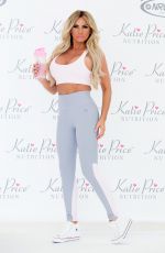 KATIE PRICE at Nutrition Together with NRGFUEL at The Worx in Parson