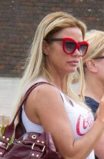 KATIE PRICE Out and About in Sussex 04/14/2017