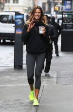 KELLY BENSIMON in Leggings Out in New York 04/26/2017