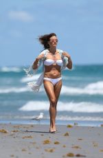 KELLY BENSIMON in White Bikini at a Beach in Boca Raton 04/01/2017