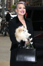 KELLY OSBOURNE Leaves Watch What Happens Live in New York 04/24/2017