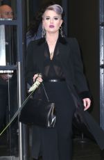 KELLY OSBOURNE Leaves Watch What Happens Live in New York 04/24/2017
